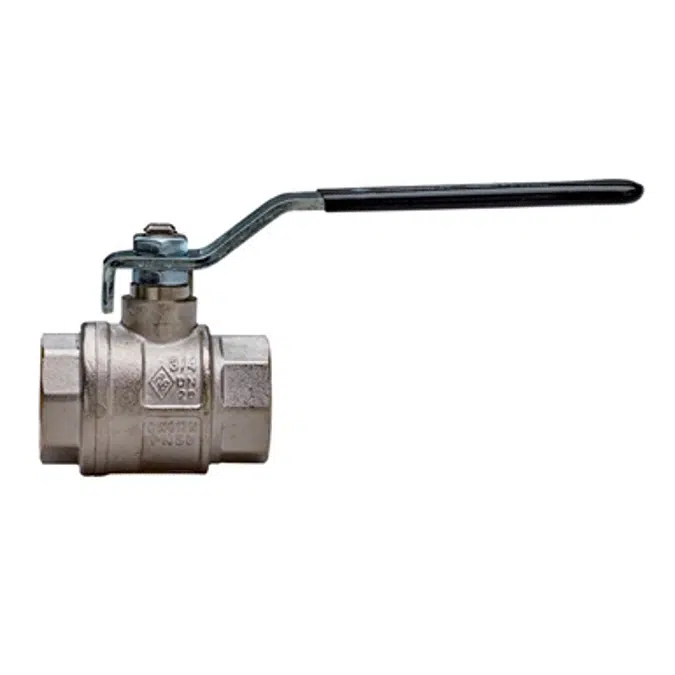 1810 EXPO-SFER, Full bore ball valve, F/F threaded, with steel handle