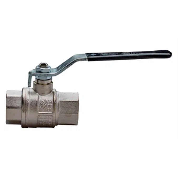 1710 EURO-SFER, Full bore ball valve, F/F threaded, with steel handle