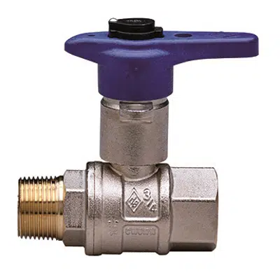 Image for 2061 BUBBLE-SFER, Water full bore ball valve, M/F threads, technopolymer handle, extractable and replaceable security lock and ball
with automatic rinse system