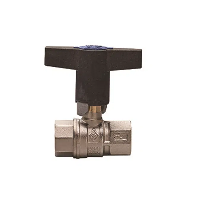 1630 SUPER-SFER, Full bore ball valve, F/F EN 10226-1, with extended polyamide ISO-T-handle, anticondensation and dripless