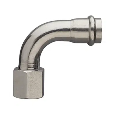 imagem para Elbow 90° F x Rp thread - Stainless steel press fitting - V profile - FRABOPRESS 316 V