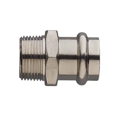 kép a termékről - Coupling F x R thread - Stainless steel press fitting - V profile - FRABOPRESS 316 V