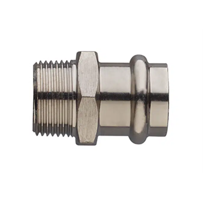 Coupling F x R thread - Stainless steel press fitting - V profile - FRABOPRESS 316 V