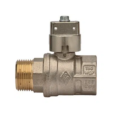 Image pour 1581 UNI-SFER, Full bore ball valve, M/F ISO 228/1 threaded, with lockable cap.