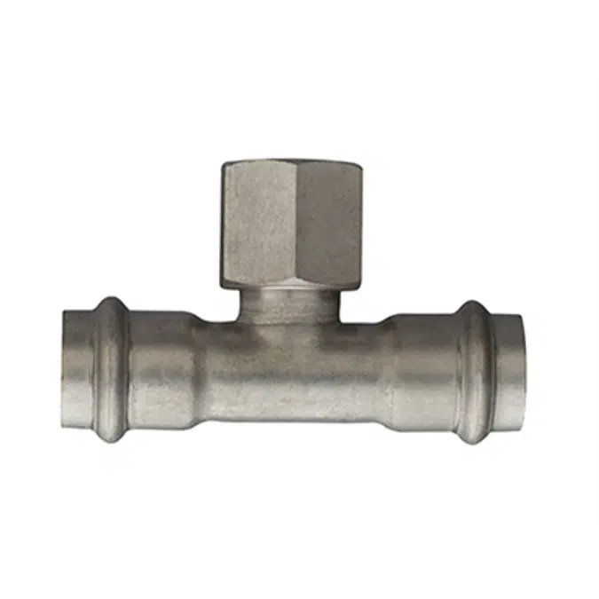 T-stück mit Rp Gewinde - Edelstahl Pressfitting - V-Kontur - FRABOPRESS 316 V