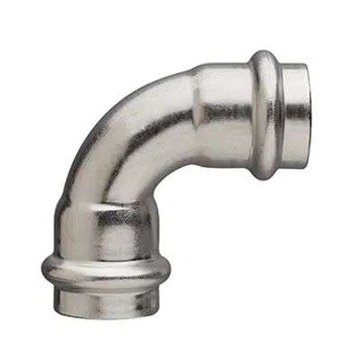 Image for Elbow 90° FF - Stainless steel press fitting - V profile - FRABOPRESS 316 V