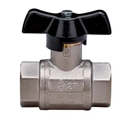 obraz dla 2720 VAL-SFER,Full bore ball valve, F/F threaded, with aluminium T-handle
