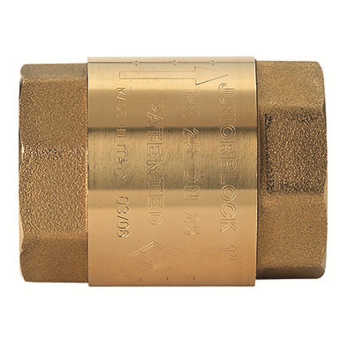 100200 JUNIORBLOCK, Reduced bore check valve, UNI ISO 228/1-G F/F threaded