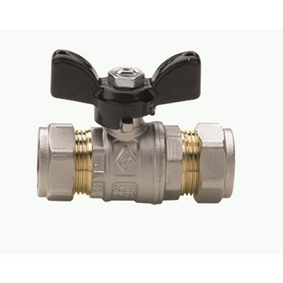 Image for 1628 SUPER-SFER, Full bore ball valve, with copper pipe end connections and aluminium T-handle