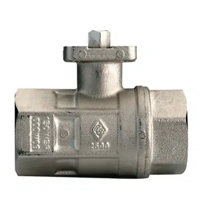 obraz dla 2530 FULL-SFER, Full bore ball valve F/F with ISO 5211 pad for actuator, stainless steel ball and stem,
suitable for solvents. ATEX APPROVED