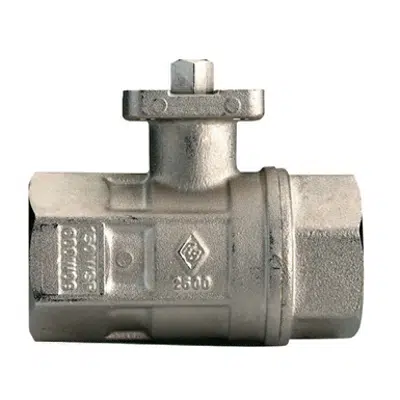 Image for 2500 FULL-SFER, Full bore ball valve, F/F threaded, with ISO 5211 pad for actuator