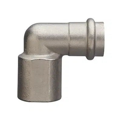 imagen para Codo H, rosca Rp - Prensar acero inox - Perfil V - FRABOPRESS 316 V