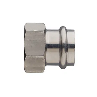 Image for Coupling F x Rp thread - Stainless steel press fitting - V profile - FRABOPRESS 316 V
