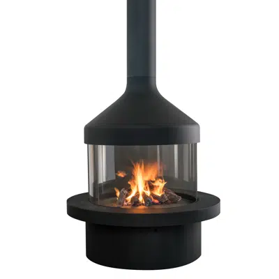 Image for Meijifocus - Base-mounted designer fireplace