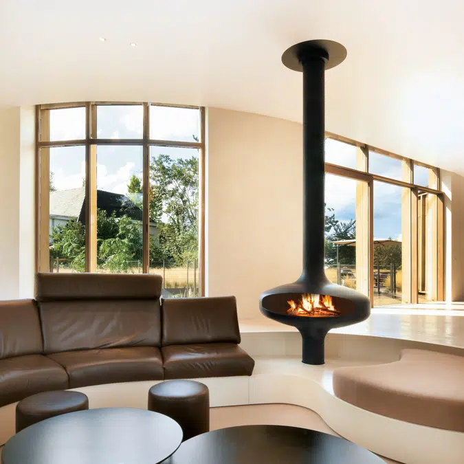 Magmafocus - Free-standing designer fireplace
