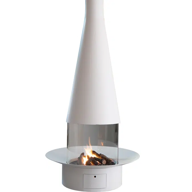 Filiofocus 1600 - Central designer fireplace