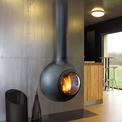 Image for Emifocus porthole (vertical outlet) - Wall-mounted designer fireplace
