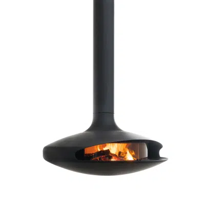 Image for Gyrofocus glazed - Suspended designer fireplace