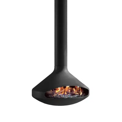 Image for Ergofocus Gas - Suspended design fireplace