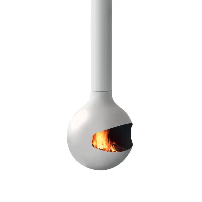 Bathyscafocus - Suspended designer fireplace