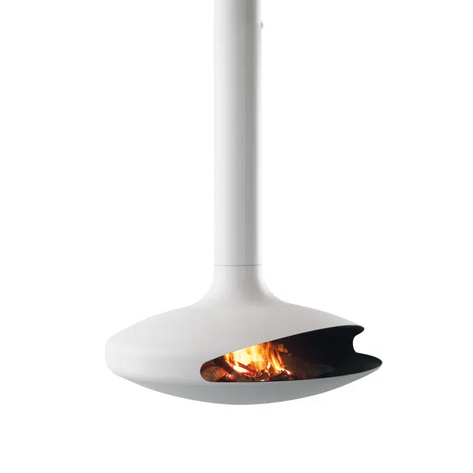 Gyrofocus - Suspended designer fireplace