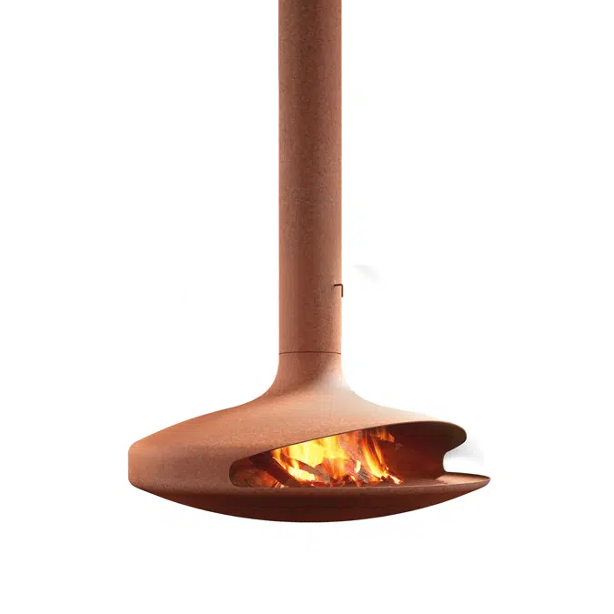 Gyrofocus - Suspended designer fireplace