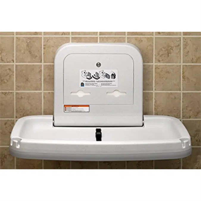 Koala Kare KB200-SS Horizontal Wall Mounted Baby Changing Station