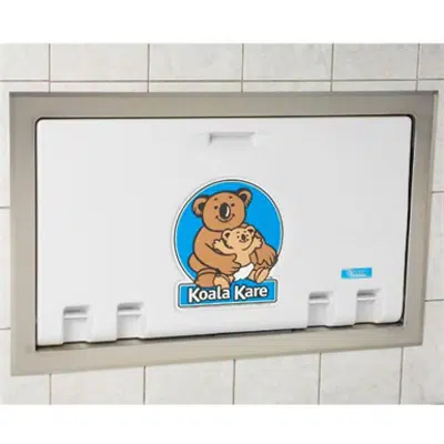 Koala Kare KB100-ST Horizontal Recess Mounted Baby Changing Station图像