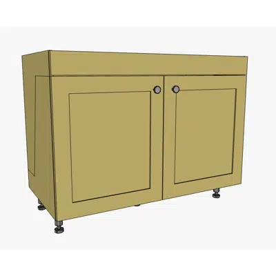 Image for ADA Vanity Sink Base Removable Front