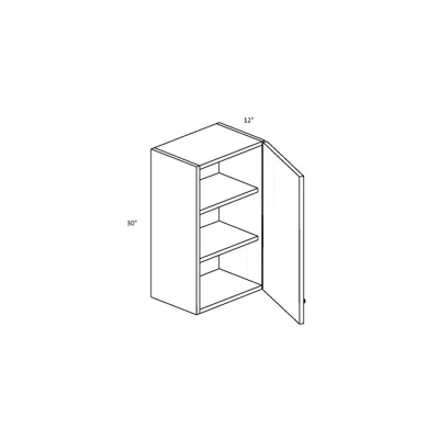 Image for Wall Cabinet 30 High Left/Right