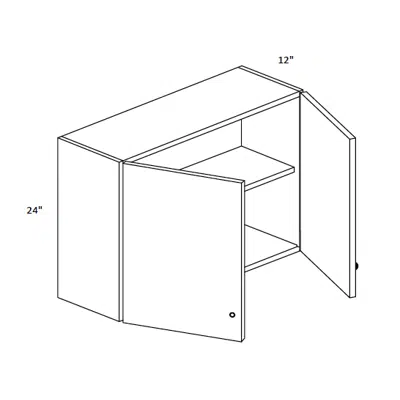 Image for Wall Cabinet 24 High