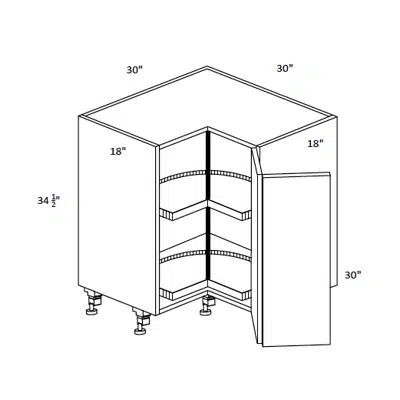Image for Lazy Susan Base Cabinet