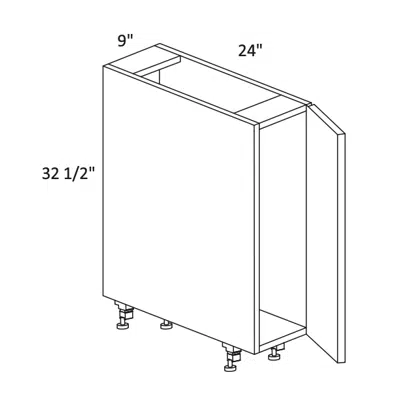 imazhi i ADA Accessible Base Full Height Door L/R