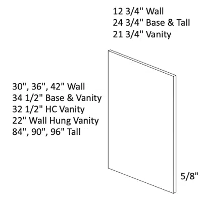 obraz dla Finished End Panels