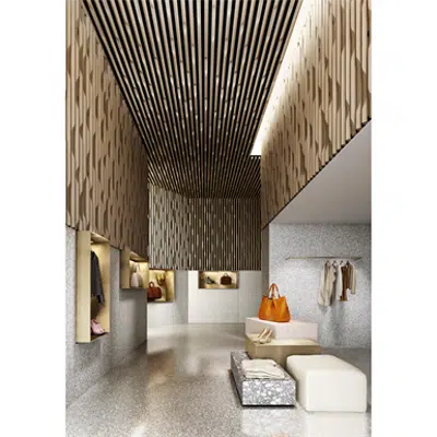 LINEA 3D EDGE Suspended ceiling图像