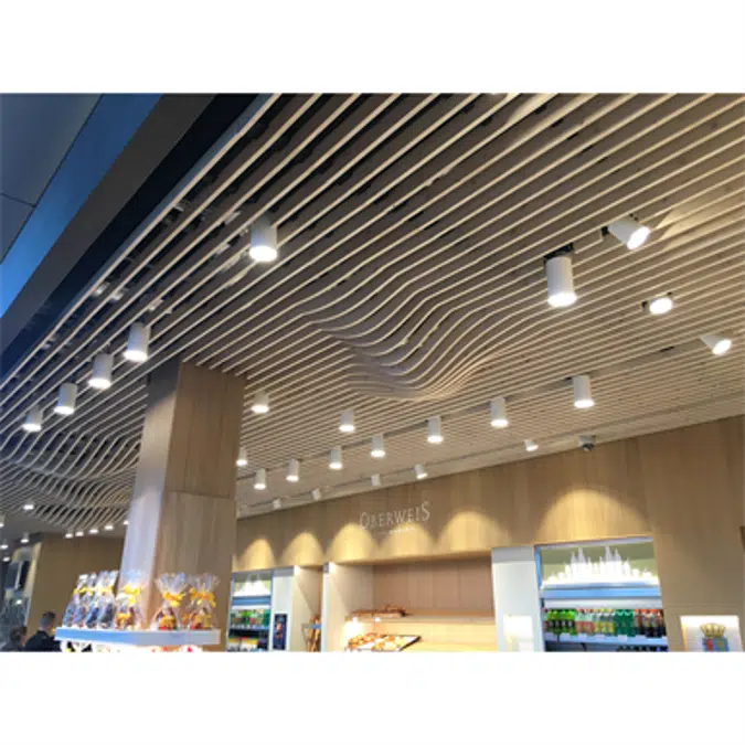 LINEA SHAPE Suspended ceiling