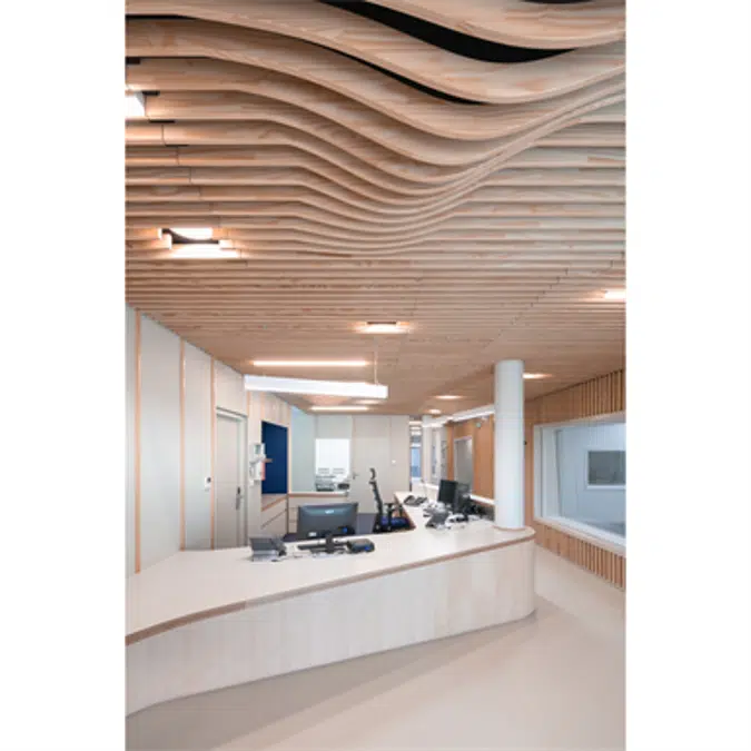 LINEA SHAPE Suspended ceiling