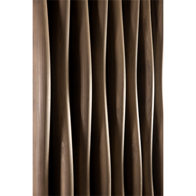 LINEA 3D BAMBOO WAVE Wall cladding