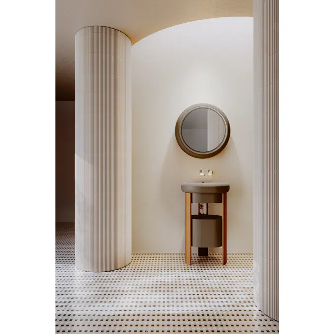 Talea Lavabo 55x43 semincasso washbasin