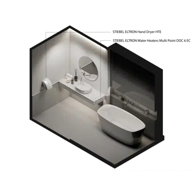 afbeelding voor Water Heater & Hand Dryer BATHROOM