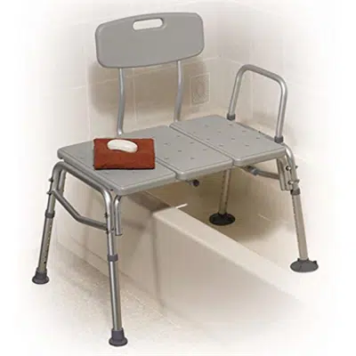 画像 Drive Medical 12011KD-1 Plastic Tub Transfer Bench