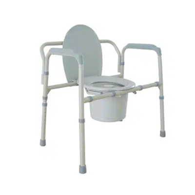 Image for Drive Medical 11117N-1 Heavy Duty Bariatric Folding Commode