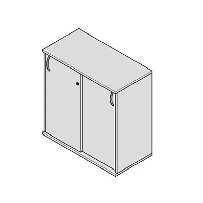 Image for Modernform Slide Door Cabinet Universal 5 E 80x40