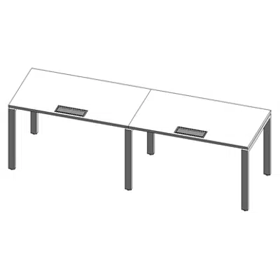 Image for Modernform Single Desk 2 Seat Cosmos 240x70 U