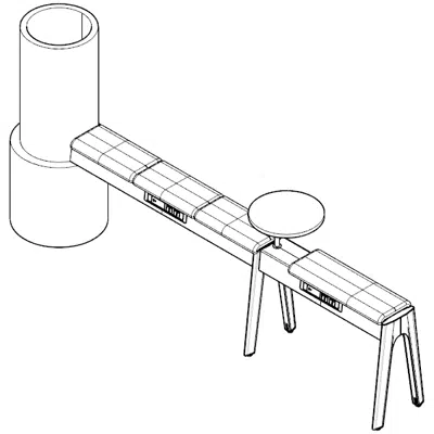 Immagine per Modernform Orbix Power Platform with Seating Tabletop Plant Pot and Power Outlet