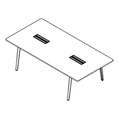 Immagine per Modernform Orbix Meeting Table with Turnbox