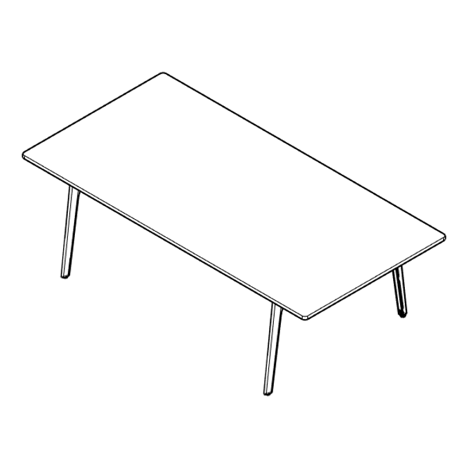 Modernform Orbix Meeting Table with Turnbox