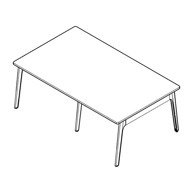 Modernform Orbix Meeting Table with Turnbox 1600 mm