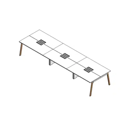 Immagine per Modernform Double Desk 6 Seat Asdish 420x120 A