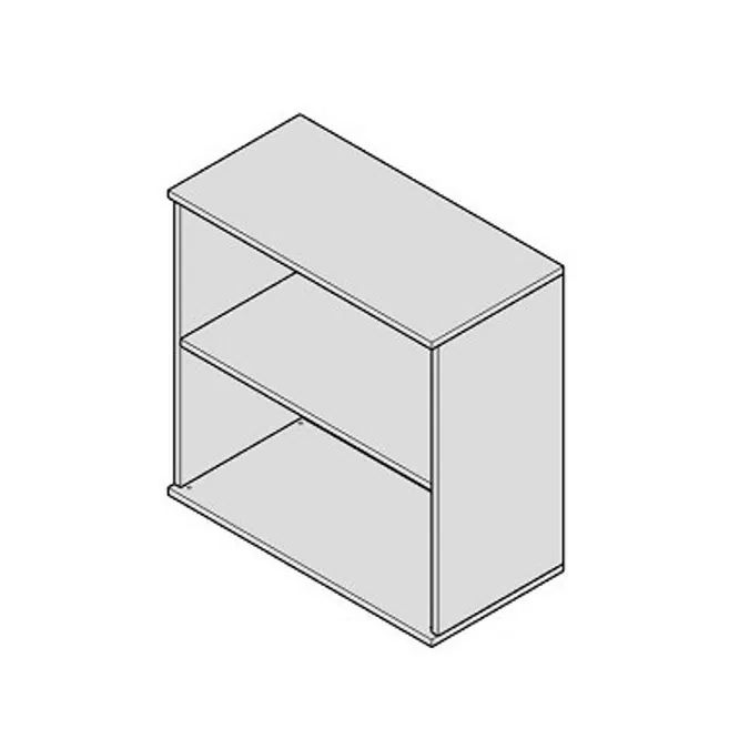 BIM objects - Free download! Modernform Open Cabinet Universal 2_80x40 ...